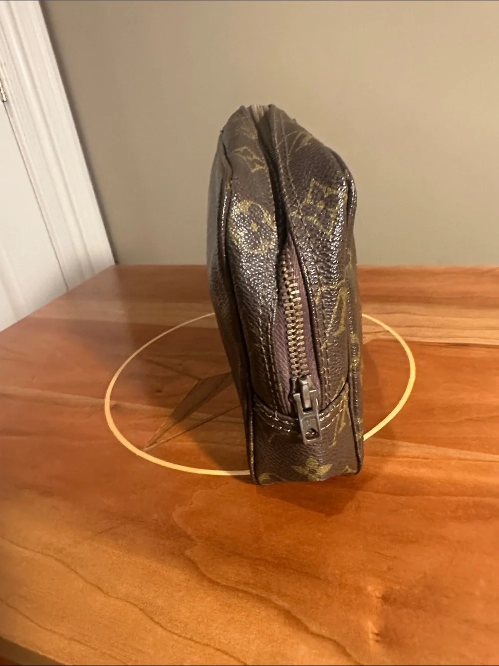 Authentic Louis Vuitton Monogram Trousse Toilette Cosmetic Bag.